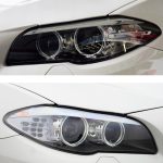 THE LEFT AND RIGHT HEADLIGHT LENS COVER INSTALLED ON THE SAME CAR BY HELLODIDO THE LEFT AND RIGHT HEADLIGHT LENS COVER INSTALLED ON THE SAME CAR BY HELLODIDO