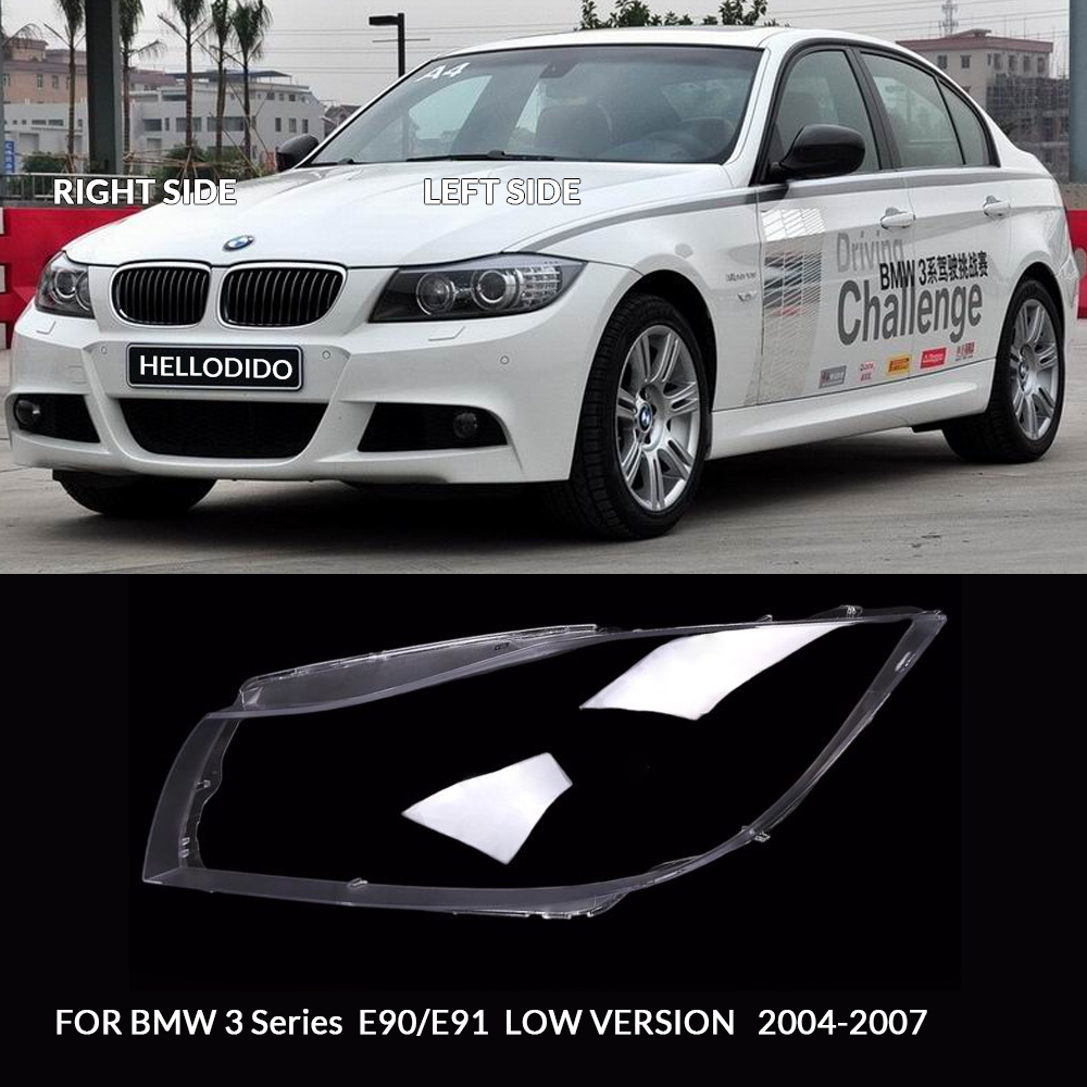 bmw car headlight cover installed on 2005 year car bmw car headlight cover installed on 2005 year car