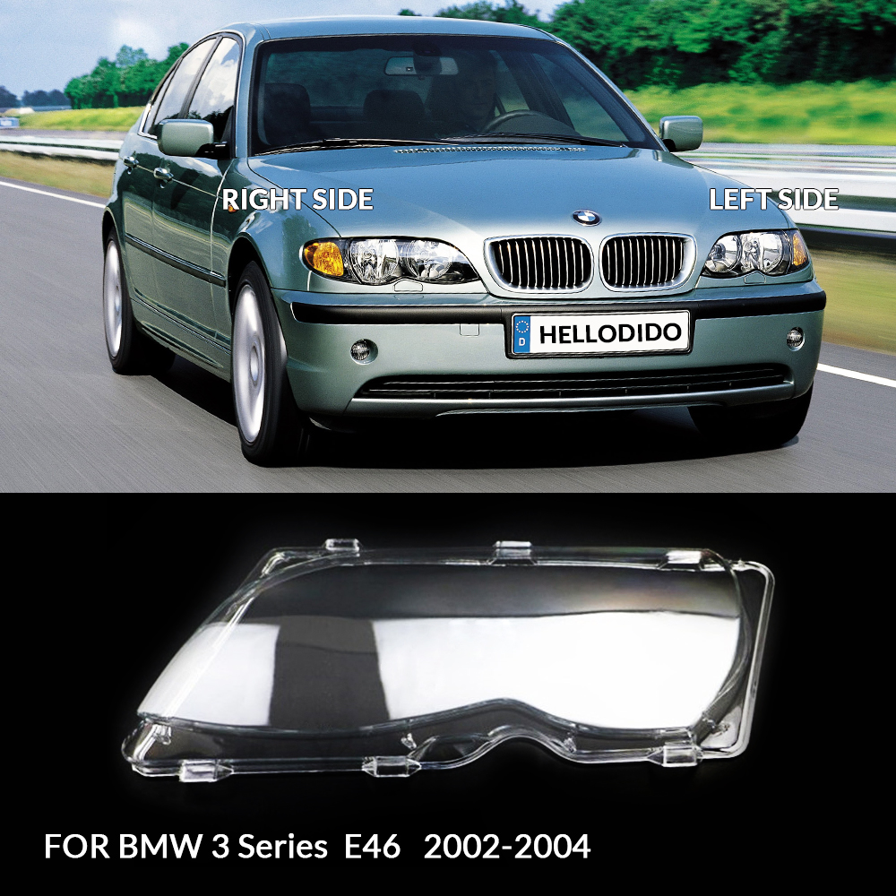bmw 3 series E46 car's headlight lens cover bmw 3 series E46 car's headlight lens cover