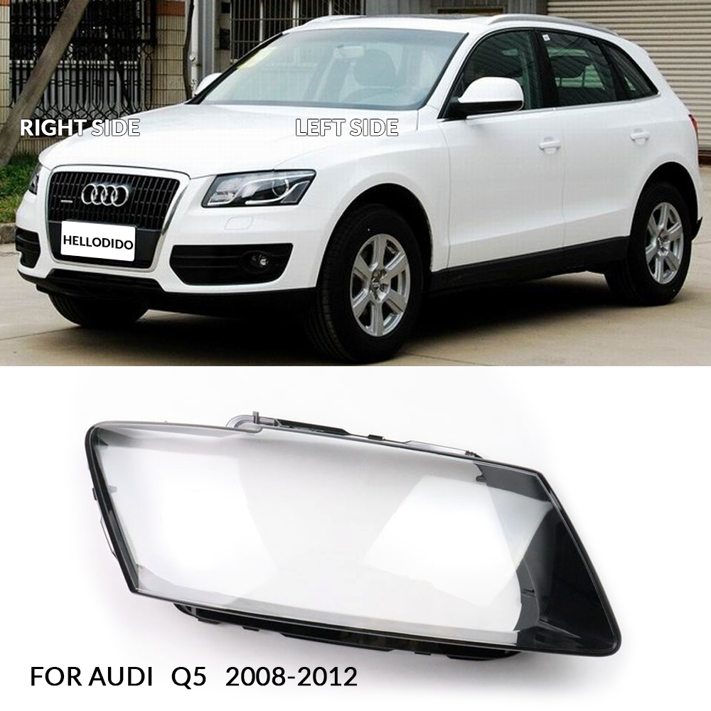 THE AUDI Q5 CAR AND THE AUDI Q5 HEADLIGHT COVER TOGETHER