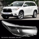 plastic cover headlights and 2017 year highlander car together plastic cover headlights and 2017 year highlander car together