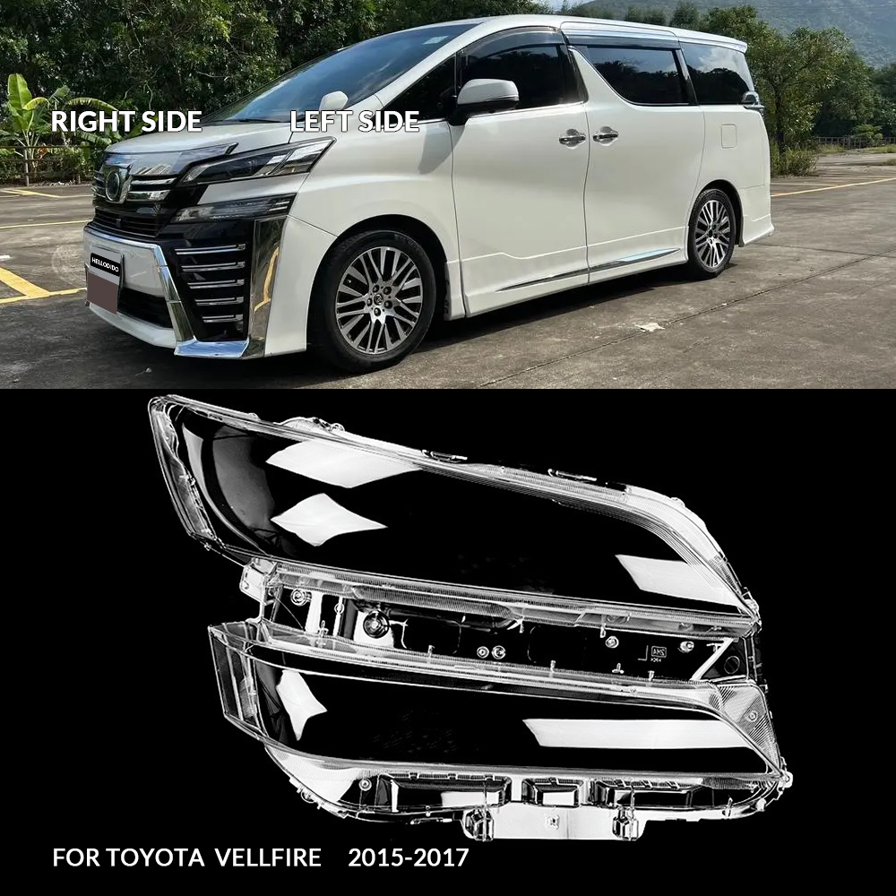 2015-2017 Year Toyota Vellfire Headlight GLass headlight washer cover