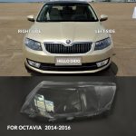 THE HEADLIGHT LENS IS FOR OCTAVIA 2014-2016