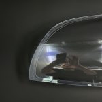 the detail vision of the right side of Sportage headlamp lens replacement