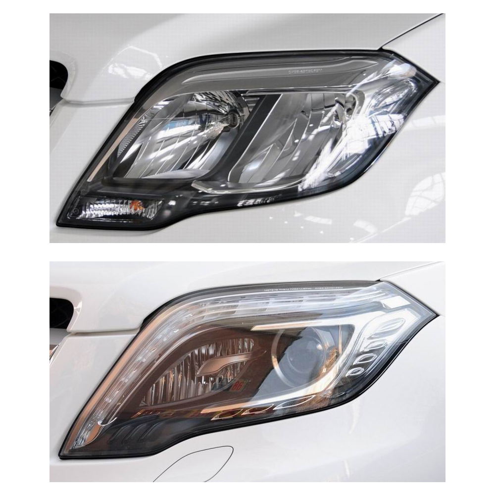 2 styles headlight lens cover have been displayed for more detail