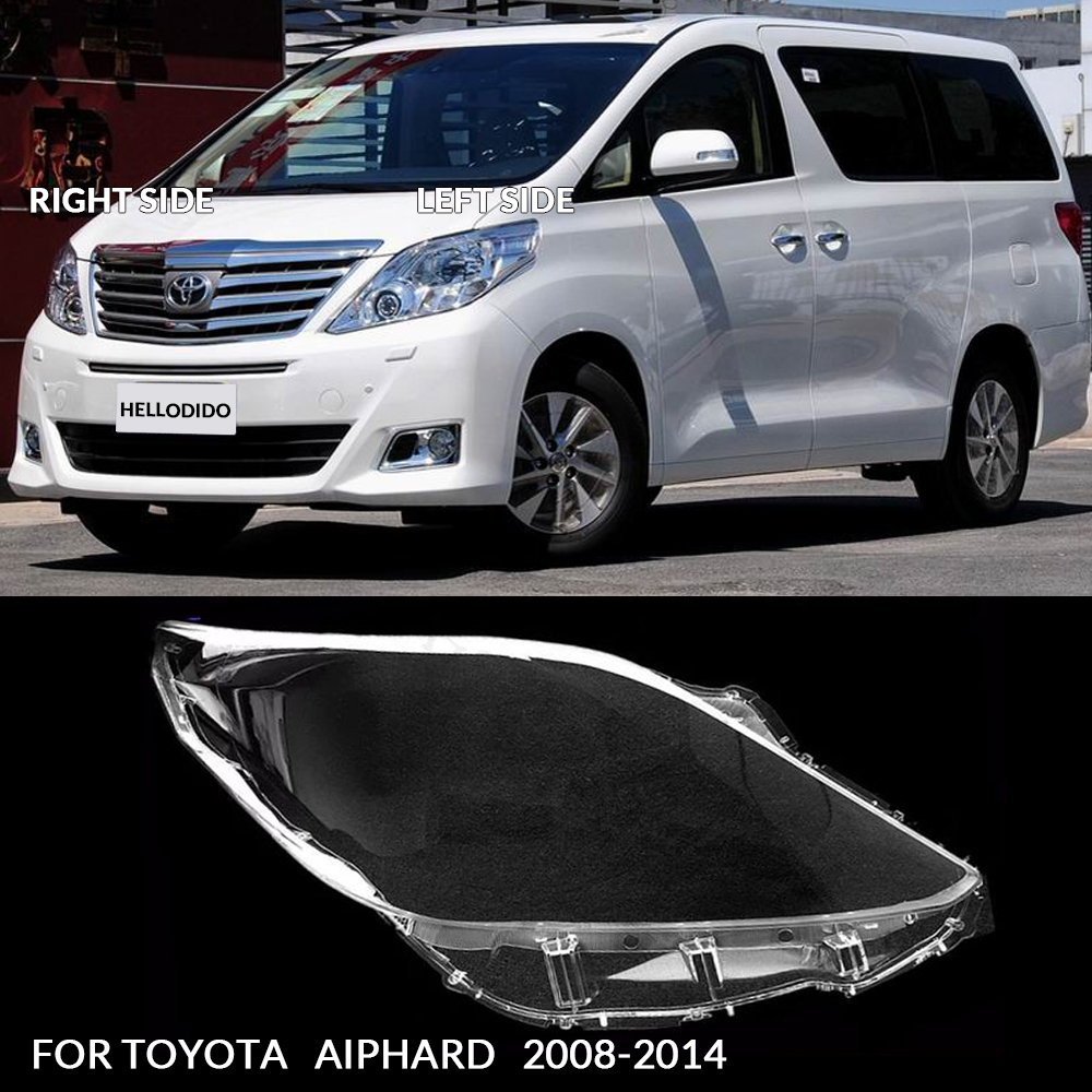 comparing the alphard auto and the headlight lens glass