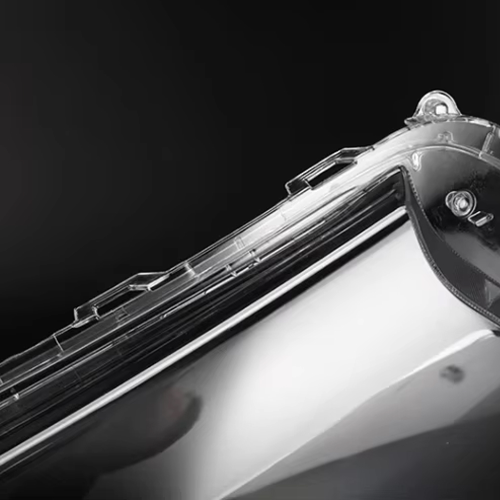 the top right of alphard auto headlight lens glass