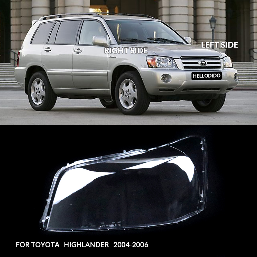 car headlight cover and highlander car itself
